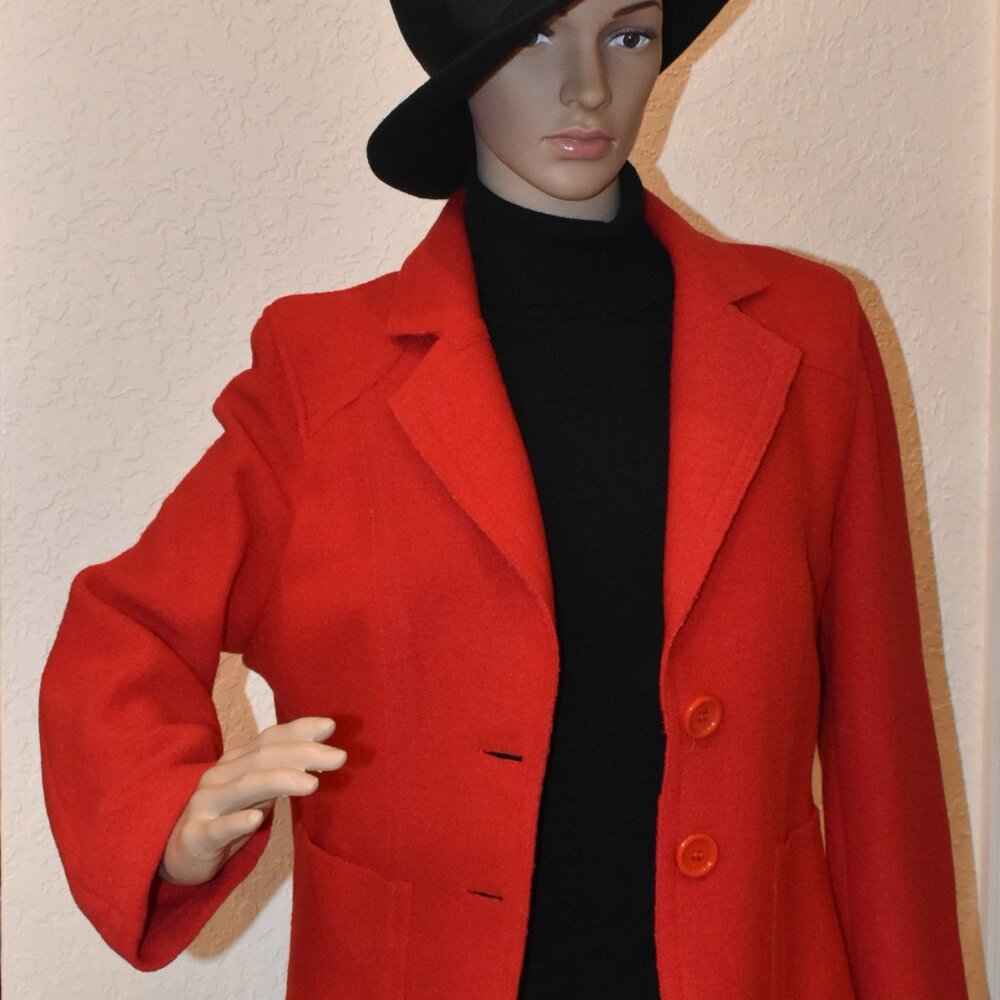 Vintage Pupa forEver Vibrant Red Blazer Jacket US M - New without Tags